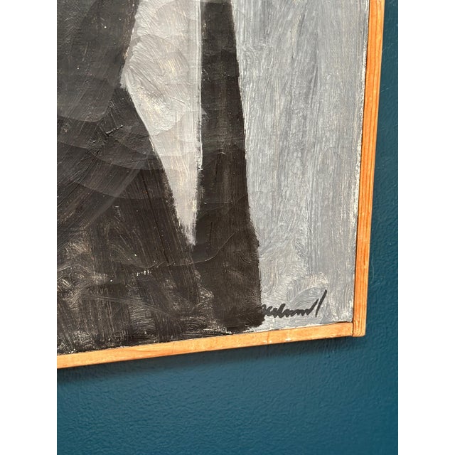 Axel Ekelund, Portrait of Mrs. S, 1950s, Oil on Canvas, Framed For Sale - Image 16 of 18