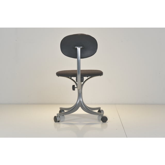Metal Desk Chair on Casters 1904 by Jörgen Rasmussen for Knoll Intl., 1967 For Sale - Image 7 of 14