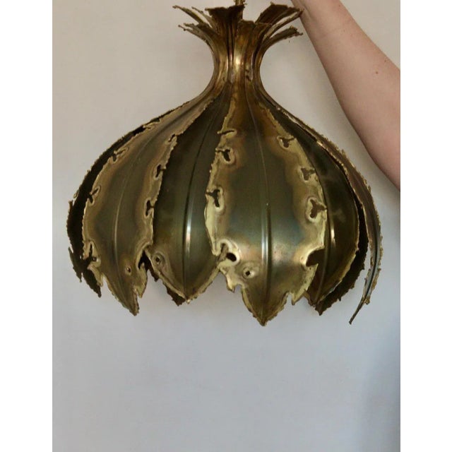 Mid-Century Modern Danish Butalist Pendant by Svend Aage Holm Sørensen, 1960s For Sale - Image 3 of 9