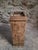 Antique French Wall Cabinet in Pine and Oak with Glass Door, 1850s For Sale - Image 15 of 18