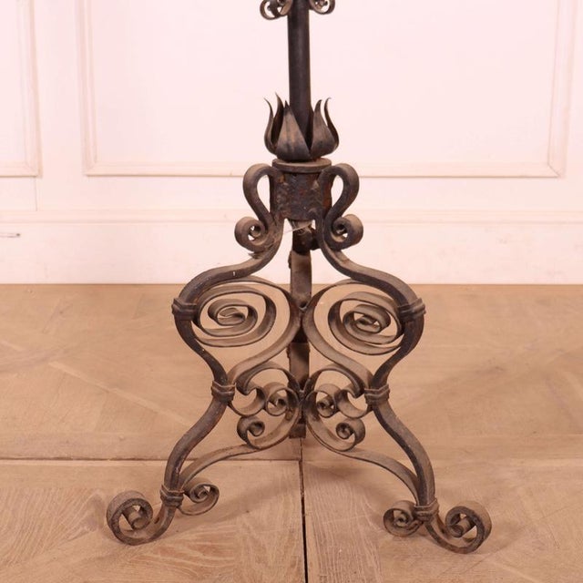 Italian Floor-Standing Altar Candleholder For Sale - Image 4 of 8