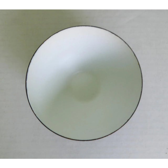 Metal Set of 7 Danish Mid Century Modern Enamel Krenit Salad Bowls by Herbert Krenchel Torben Ørskov Denmark 1950s For Sale - Image 7 of 12