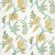 Schumacher Indali Wallpaper in Citron & Mineral - 10 Yards For Sale