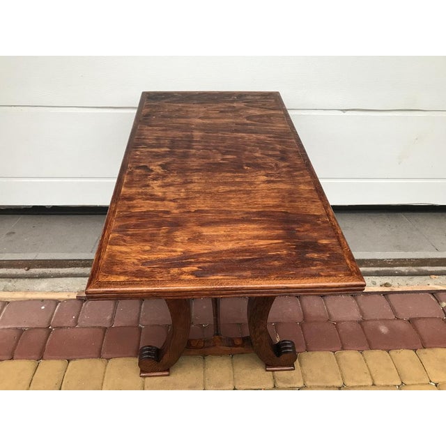 Oak Coffee Table with Small Shelf, 1950s For Sale - Image 12 of 18