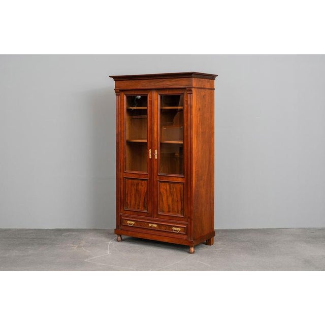 Art Nouveau Bookcase in Oak, Early 20th Century For Sale - Image 5 of 18