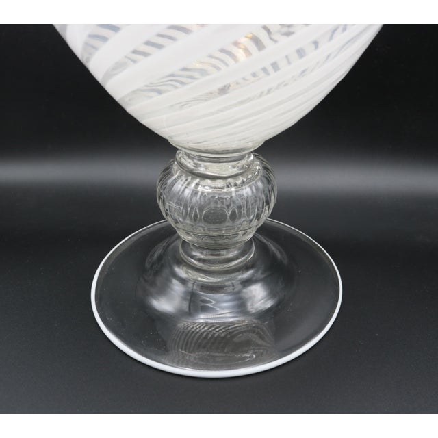 Art Deco 1920s "Veronese" Venini Art Glass Vase by Vittorio Zecchin For Sale - Image 3 of 10