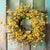 Rustic Yellow Daisy Floral Wreath 23"D For Sale - Image 3 of 4