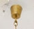 Orrefors Brass & Crystal Cylinder Chandelier by Tyringe for Orrefors, Sweden For Sale - Image 4 of 11