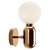 Aballs A Golden Wall Lamp in Glass and Metal by Jaime Hayon for Parachilna For Sale - Image 12 of 12
