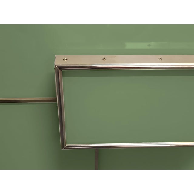 Not Yet Made - Made To Order Italian Nightstands in Glossy Green Glass with Brass Trim from Justfurnituress SRL, Set of 2 For Sale - Image 5 of 8