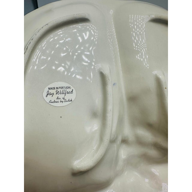 1980s Palm Beach Style Platter For Sale - Image 5 of 9