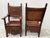 Renaissance Style Armchairs in Walnut, 20th Century, Set of 2 For Sale - Image 4 of 18