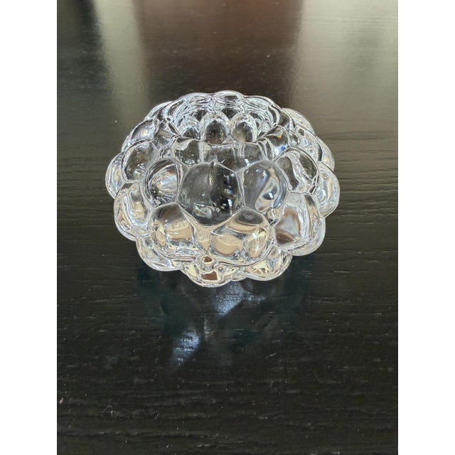 Vintage Crystal Candleholder by Orrefors, 1970s For Sale - Image 8 of 8