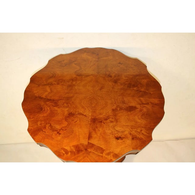 Beautiful Regency Style Fruitwood Decorative Side End Table, C. 1940's For Sale In Philadelphia - Image 6 of 9
