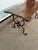 Beautiful table with elegant design. Piece would be great in entrance of house. The top has been refinished to try and...