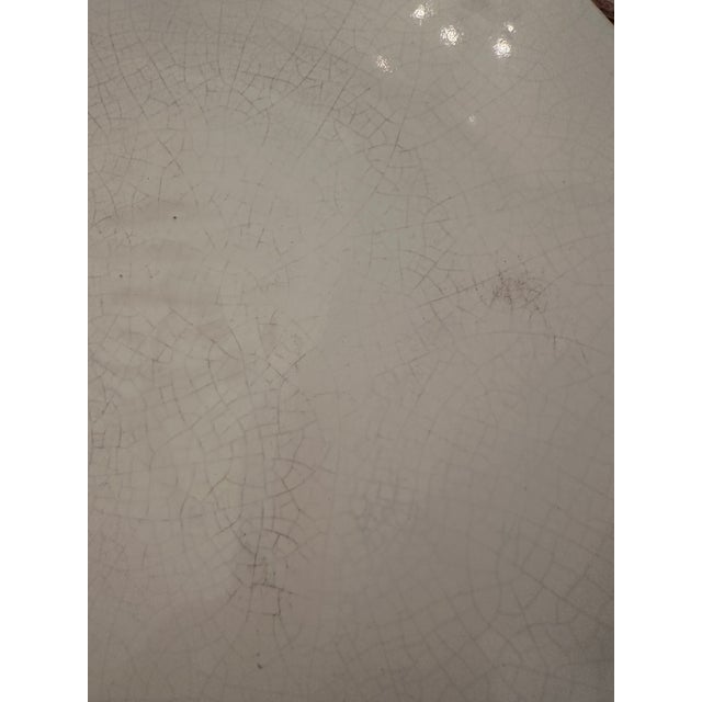 Ceramic Blanc De Chine Chinese Garden Seats Tables -a Pair For Sale - Image 7 of 9