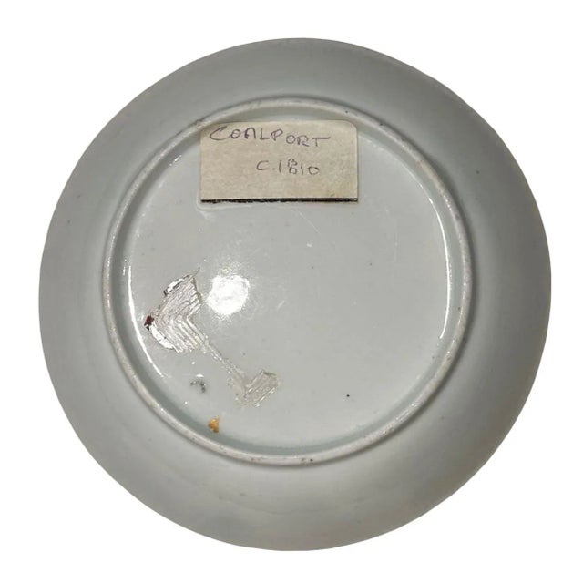 English Early 19th Century Coalport Antique Saucer For Sale - Image 3 of 4