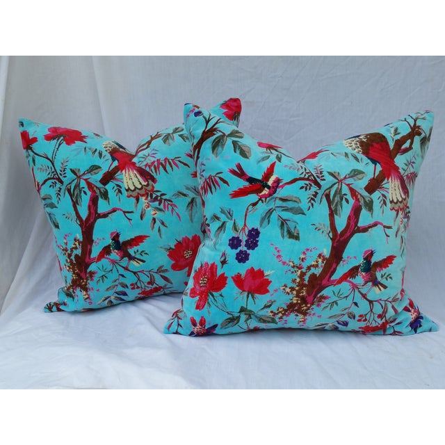 Softest Cotton Velvet Pillow Chairish