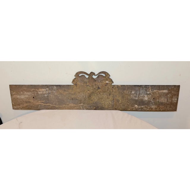 Large Antique the Union Factory Architectural Salvage Door Eagle Pediment Gothic For Sale - Image 15 of 15