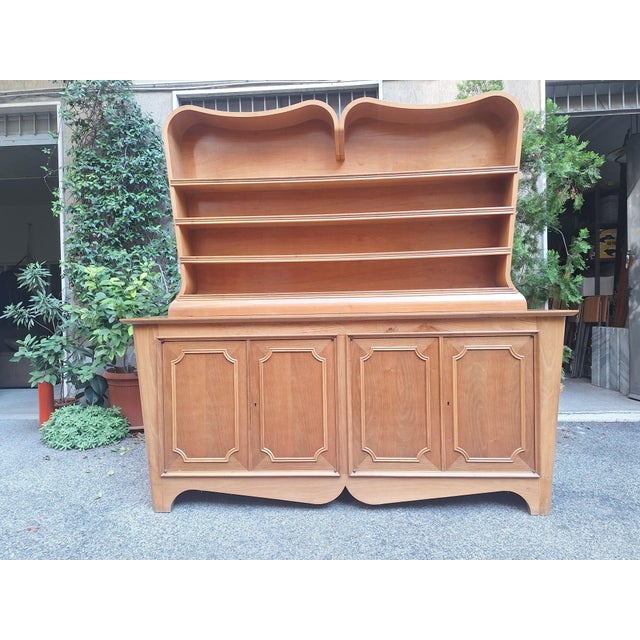 Vintage Plate Rack in Sinuous Light Wood by Mario Cereghini, 1940s For Sale - Image 18 of 18
