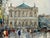 Figurative Paris Palais Garnier (Opera House) with Figures 20th Century Post-Impressionism 1975 Circa For Sale - Image 3 of 18