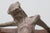 Wood Belgian Wooden Crucifix with Painted Plaster Corpus and Metal Inri Plaque, 1920 For Sale - Image 7 of 10