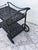 1990s Vintage Cast Aluminum Outdoor Serving Cart For Sale - Image 4 of 10