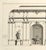 This is a French antique lithograph that features architectural details of l'Hotel de Soubise in Paris. Originally, the...