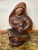 Early 20th Century Modernist Madonna and Child Hand Carved Wooden Folklore Sculpture, Crafted in Ecuador For Sale - Image 4 of 12