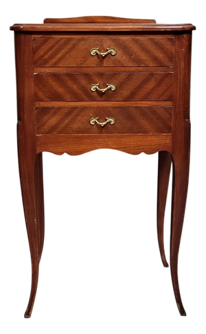 Louis XV Style Mahogany Bedside Table