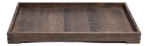 Alabama Sawyer Modern Wooden Tray in Smoked Oak