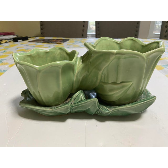 Mid Century McCoy Art Pottery Bird Planter Vase Chairish