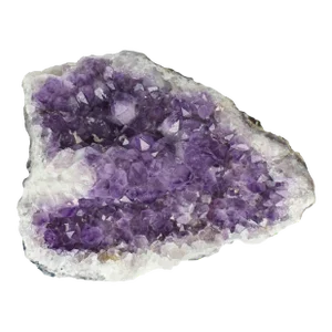 Late 20th Century Oversized Natural Purple Amethyst Quartz Crystal Geode Mineral Specimen Cluster Stone