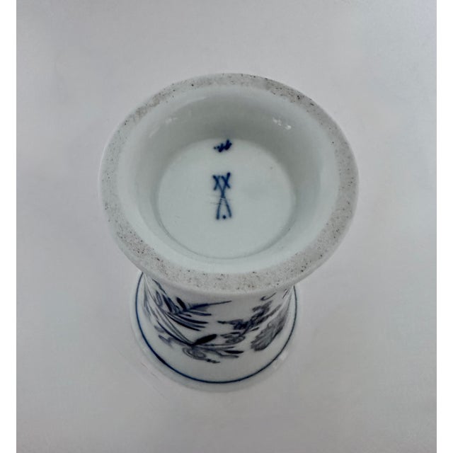 Early 20th Century Meissen Trumpet Vase For Sale - Image 5 of 5