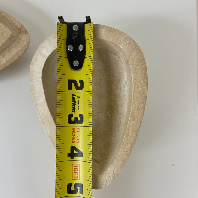 Ecru Vintage Kenyan Soapstone Face Box – Carved Lidded Trinket Box by Besmo For Sale - Image 8 of 10