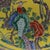 Hand-Painted Yellow Ground Porcelain Charger – 18" Famille Rose Bird & Floral Plate For Sale - Image 4 of 5