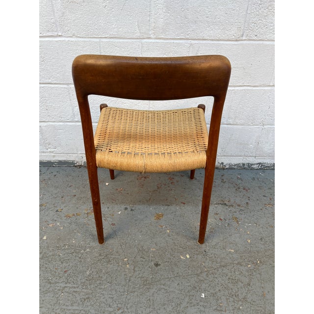 Mid 20th Century Niels Otto Møller for j.l Møller 'Model 75' Teak and Cord Dining Chairs For Sale - Image 17 of 17