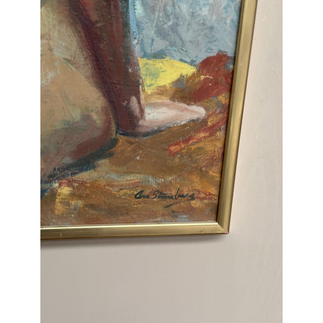 Ann Strömberg, Nude Study, Oil on Canvas, Framed For Sale - Image 7 of 18