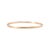 14k Rose Gold Half Eternity Tennis 1.35ct Diamond Bangle Bracelet For Sale - Image 9 of 12
