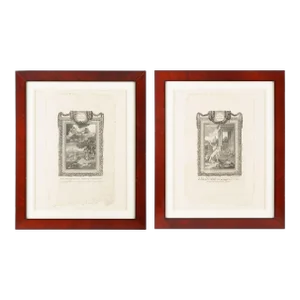 Pair of Engravings From the American Edition of “The Whole Genuine and Complete Works of Flavius Josephus”, 1795