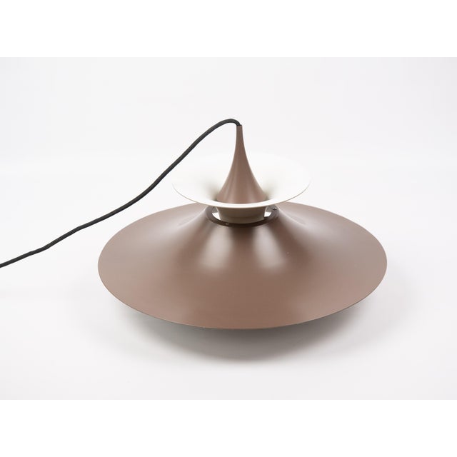 Vintage Aluminum Radius Pendant Lamp by Erik Balslev for Fog and Mørup, 1977 For Sale - Image 6 of 13