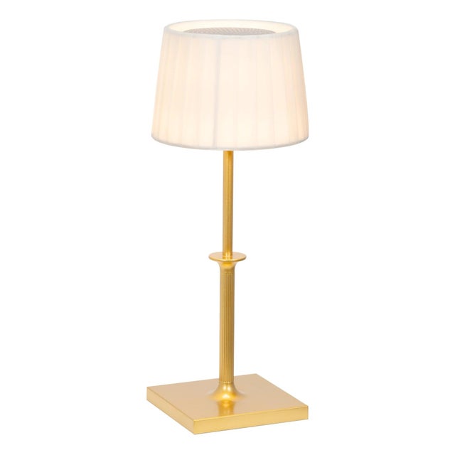 Contemporary Poldina Classic Table Lamp, Matte Gold For Sale - Image 3 of 3