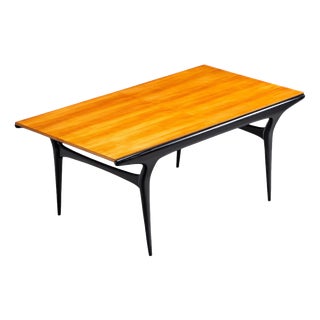 T4 Dining Table in Beech by Alfred Hendrickx for Belform, Belgium, 1958 For Sale