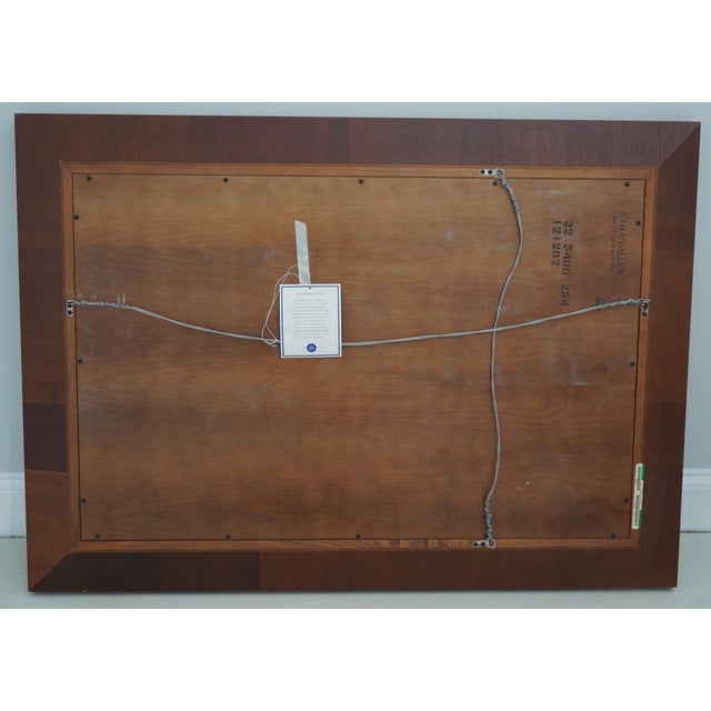 Ethan Allen Mahogany 18th C. Collection Wall Mirror For Sale In Philadelphia - Image 6 of 9