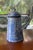 Blue Élégant Vintage Hand Painted Blue Stangl Sponge Ware Tea or Coffee Pot For Sale - Image 8 of 9