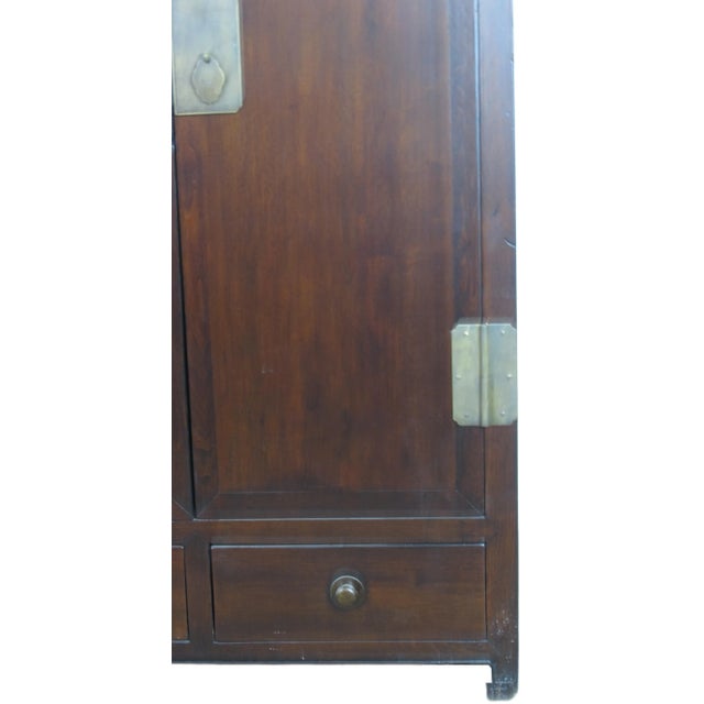 Brown Antique Tianjin Cabinet For Sale - Image 8 of 11