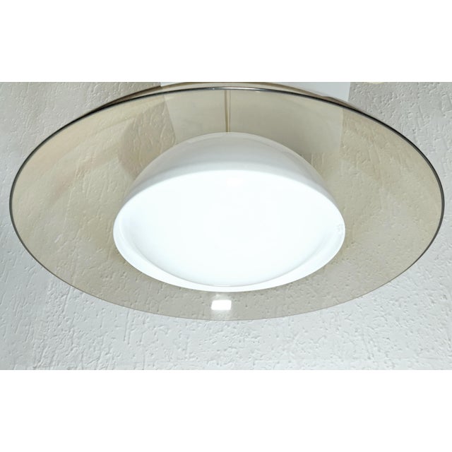 Guzzini Meblo Guzzini Elvetia, Extra Large Hanging Lamp, Yugoslavia 70s For Sale - Image 4 of 10