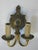 1920s Wall Sconce Electric old Elegant Bronze Empire Style Embossed Pattern For Sale - Image 10 of 10