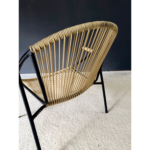 Metal Mid-Century Spaghetti Armchair from Torck, Belgium, 1950s For Sale - Image 7 of 18