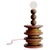 Stacked Silhouette Sun Bedside Table Lamp by Esther Knopfler For Sale - Image 14 of 14